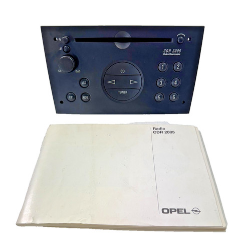 Opel radio autoradio cdr2005 - opel,
